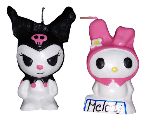 Vela Pastel .:: Hello Kitty Kuromi Melody V1 ::. C/3 