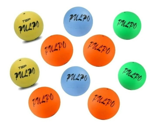 Pelotas Pvc Pulpo N°2 X 10 Unidades + 10 Conos - Kit Escolar