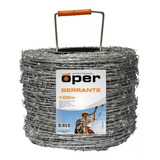 Kit C/2 Arame Farpado Galvanizado Rolo Com 100 Metros Oper