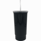 Vaso Bachelor 32 Oz, C/tapa Y Popote ( 50 Piezas)