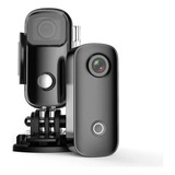 Mini Action Camera Sjcam C100 Wifi 1080p 30m Waterproof Cor Preto