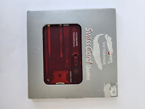 Swiss Card Victorinox Quattro Ultra Delgada Para Cartera