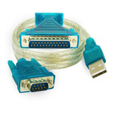 Cable Convertidor Serial Usb 2.0 Rs232 Usb Gps Garmin Usb Idsn, Color Azul