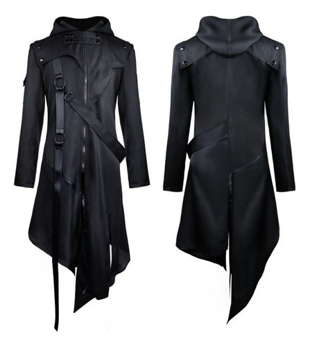 Punk Blazer Gothic Smoking Traje Chaqueta Chaqueta