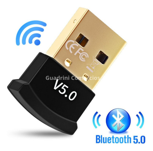 Receptor Usb 5.0 Plug And Play Adaptador Bluetooth Pc Note