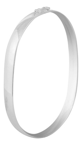 Bracelete Feminina Grossona 19cm Em Prata 925 Legítima