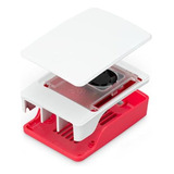 Gabinete Para Raspberry Pi 5 Oficial Rojo/blanco