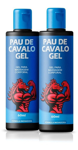 Pênis Maior +prazer + Libido Pau De Cavalo Gel Original 2 Un