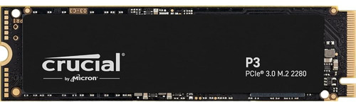 Crucial P3 500gb Pcie Gen3 3d Nand Nvme M.2 Ssd, Hasta 3500m