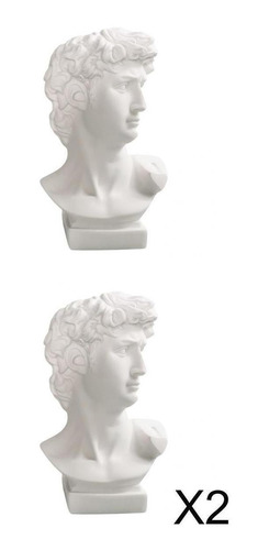 3 Uds David Cabeza Maceta Florero Decorativo Busto Estatua