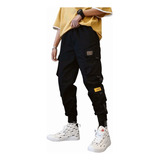 Moda Pantalón Jogger Cargo Para Hombre Casual