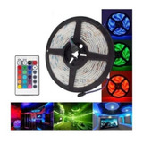 Kit Completo Tira Luces Luz Led 2835 Rgb Control Fuente