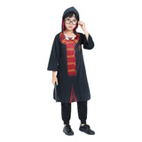 Harry Potter Halloween Fiesta Cosplay Disfraz Conjunto Completo Para Niños A