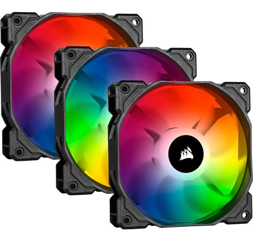 Fan Corsair Sp120 Pro Rgb 120mm / Kit Com 3 Unidades