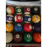 Juego De Bolas De Pool 57mm (profesional) En Caja Usadas