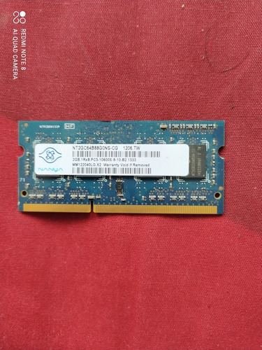 Memoria Ram 2gb Ddr3