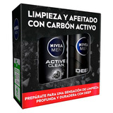 Pack Nivea Men Afeitado Carbon Activo
