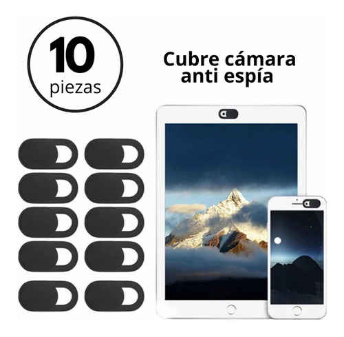 10pz Cubre Webcam Antiespía Privacidad Lap Tablet