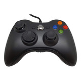 Control Xbox 360 Alambrico Pc  Windos Usb Negro Gamepad Caja