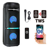 Bafle Torre Parlante Portátil Recargable Karaoke Bluetooth