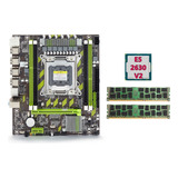 Placa Base X79+cpu E5 2630 V2+2 X 8 Gb Ddr3 1600 Mhz Reg Ecc