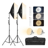 Kit De Iluminación Softbox, Kit De Cámara De Luz Para Fotogr