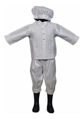 Traje Para Bautizo Ropon Tipo Español De Shantug