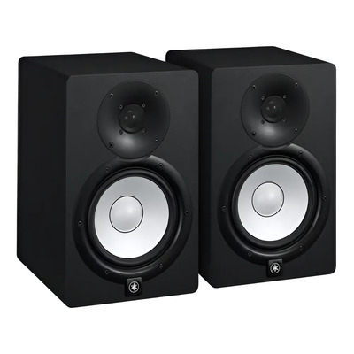 Monitores Yamaha hs7 active studio alimentados por 95 W o par preto | Frete grátis
