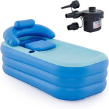 Bañera Portátil Inflable Adultos Tina Plegable Spa Caliente