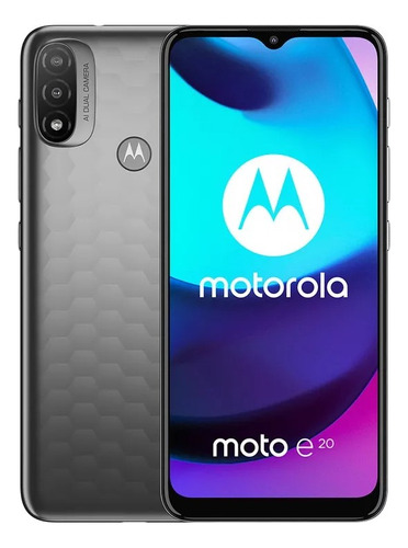  Celular Motorola E20 32 Gb + 2 Gb Ram Gris Grafito Openbox