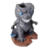 Maceta Artesanal Tipo Funko Pop Godzilla