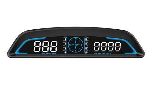 Velocímetro Gps Digital Carro Universal Hud Head Up Display