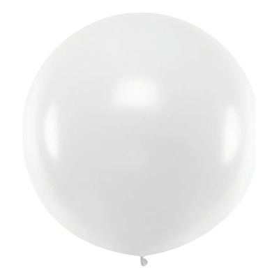 3 Globos Gigantes Esféricos Numero 24 Payaso Color Blanco nieve | MercadoLibre