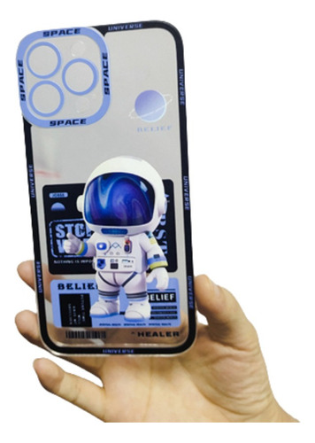 3pcs Trendy Marca Astronauta Teléfono Caso Para iPhone