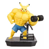 Action Figure Pokemon Pikachu Musculo Academia Maromba 