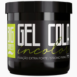 Gel Cola Big Barber 500g Incolor Brilho Molhado Extra Forte