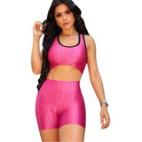 Roupa Feminina Para Academia Short Curto 3d Empina Bumbum