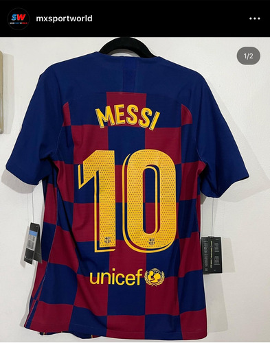 Jersey Nike Fc Barcelona 2019/2020 Messi Jugador