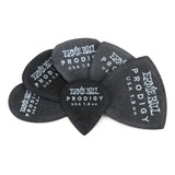 Púas De Guitarra Ernie Ball Prodigy, Paquete Múltiple, Negra