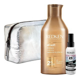 Redken Pack Shampoo All Soft 300 Ml + One United 30 Ml-cosm.