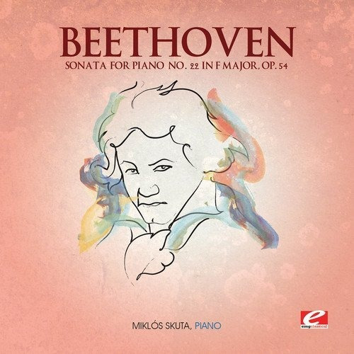 Cd Sonata For Piano No. 22 In F Major, Op. 54 (digitally...