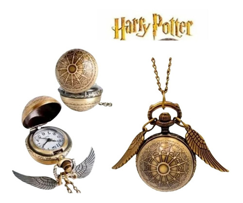 Colgante Reloj Snitch Harry Potter