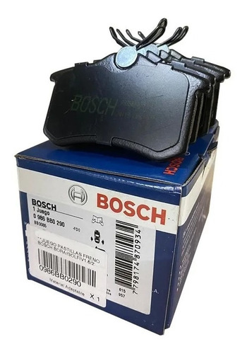 Jgo Pastillas Freno Trasera Fluence (girlin) Bosch