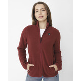 Polar Cat Fleece Full Zip Rojo Mujer