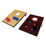 Triunfo Encendido Led Cornhole Set - Incluye Dos Iluminadas 