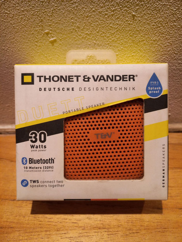 Parlante Thonet & Vander Bluetooth Modelo Duett Tws