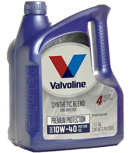 Aceite Valvoline Premium 10w40 Semisintetico 4l X3 Maranello