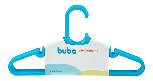 Kit 10 Cabides Infantil De Criança Rosa Azul Branco Da Buba