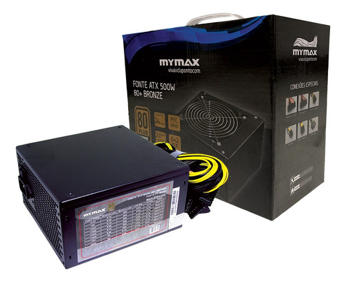 Fonte Atx Real 550w 80 Plus 24p Maymax