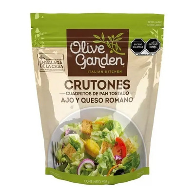 Crutones De Ajo Y Queso Romano 907 G Olive Garden | Envío gratis